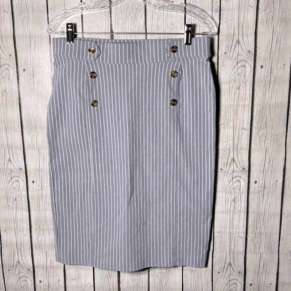 Love Scarlett stripe blue & white skirt size medium